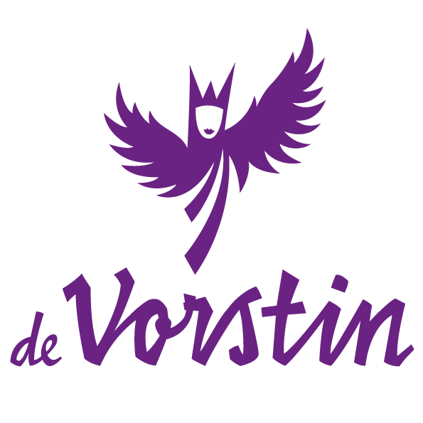 Paars logo de Vorstin