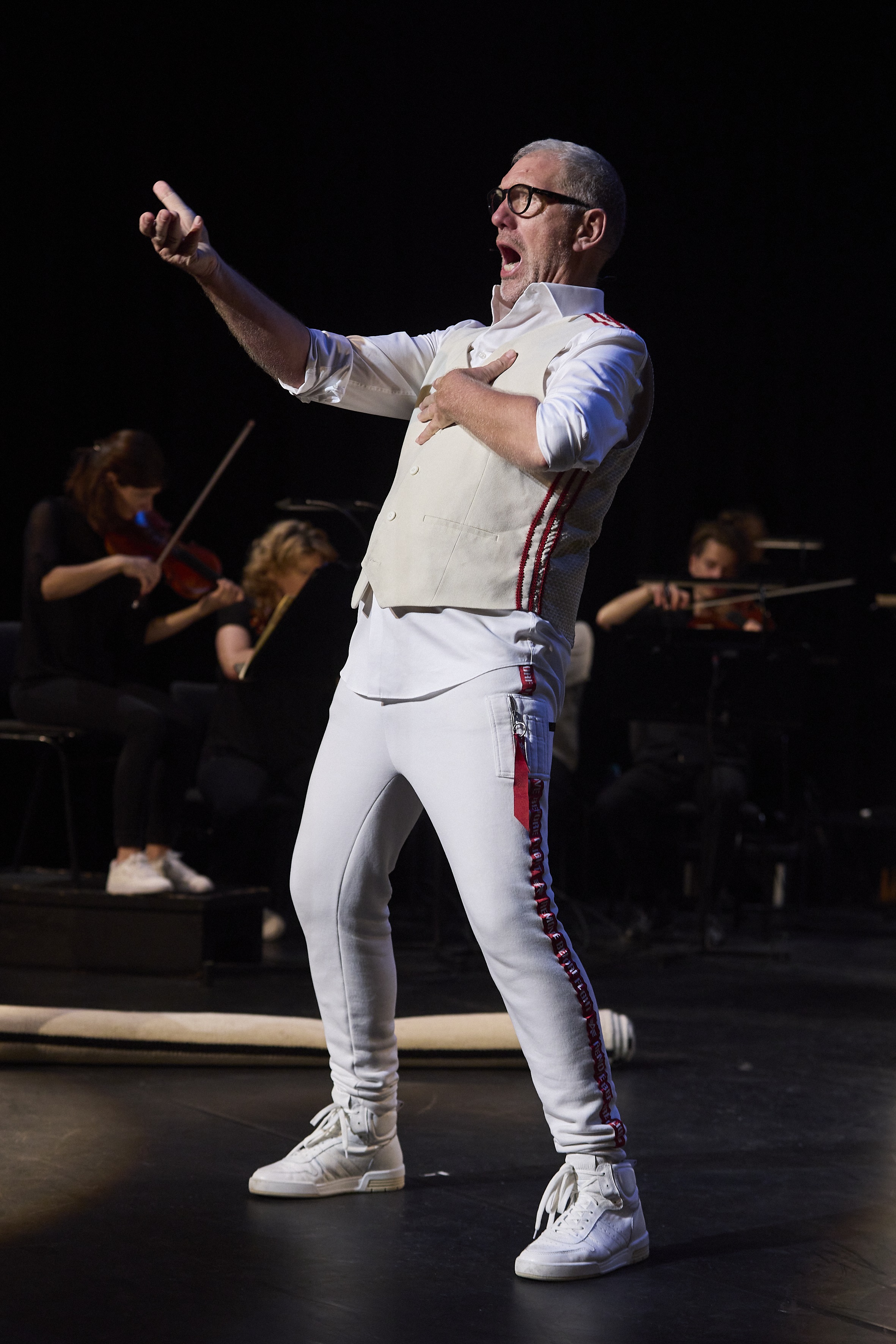 Een indrukwekkend moment tijdens de opera. Fotocredit: Kim Krijnen